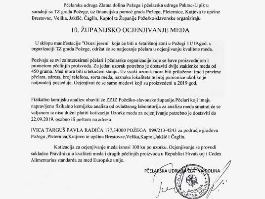 10. OCJENJIVANJE MEDA 2019.
