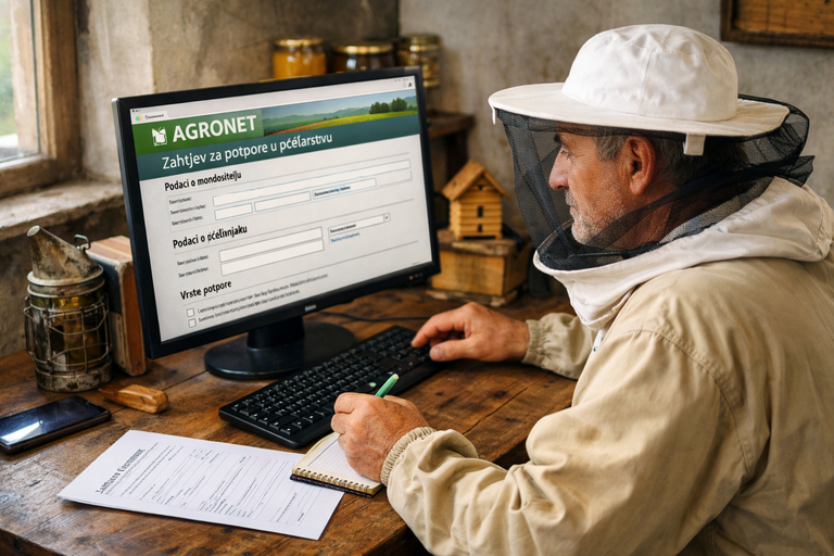 Uputa za popunjavanje Zahtjeva za potpore u pčelarstvu putem AGRONET-a